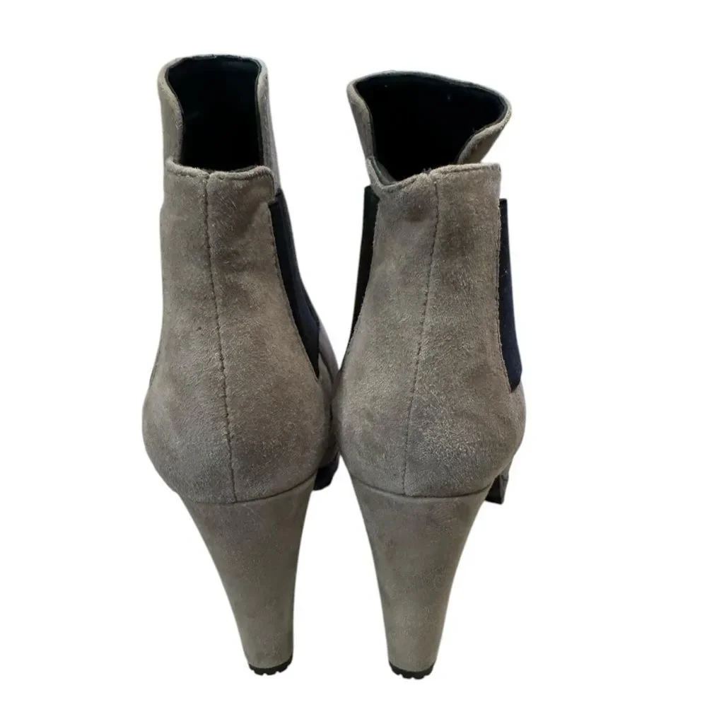 All Saints Sarris Suede Leather Women's Heeled Platform Ankle Boots Booties 9 39